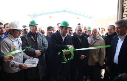 افتتاح کارخانه تولید شمش طلای بردسکن