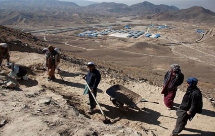 طالبان: موانع استخراج معدن مس عینک لوگر بررسی می شود