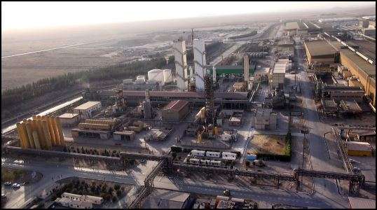 تصویر برداری هوایی از شرکت فولاد مبارکه  
