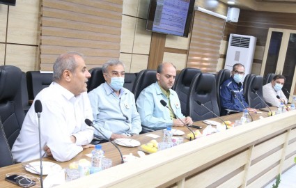 جلسه پیگیری وضعیت پیشرفت پروژه های توسعه ای شرکت فولاد خوزستان